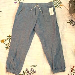 Athleta Cabo linen jogger NWT size 18
